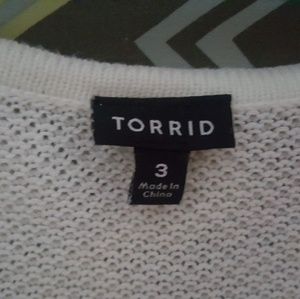 torrid Tops - Torrid Open Short Sleeve Knit Sweater torrid Tops - Torrid Open Short Sleeve Knit Sweater
